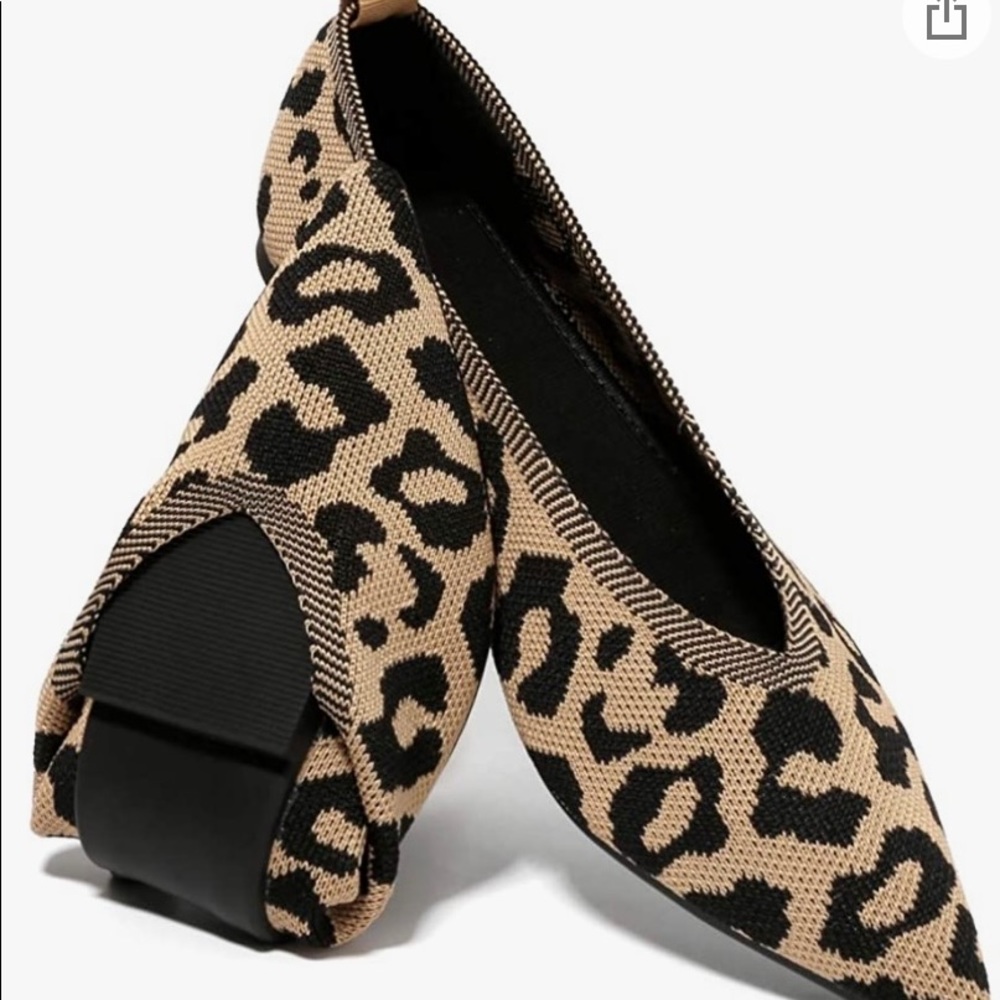 COPY - NWT leopard flats